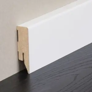 Topline mat wit RAL9010 58 mm hoog kleurnummer 72003 plint | PVC & Parkethuys
