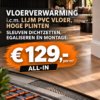 PVC & Parkethuys actie: vloerverwarming, lijm PVC, egaliseren en montage